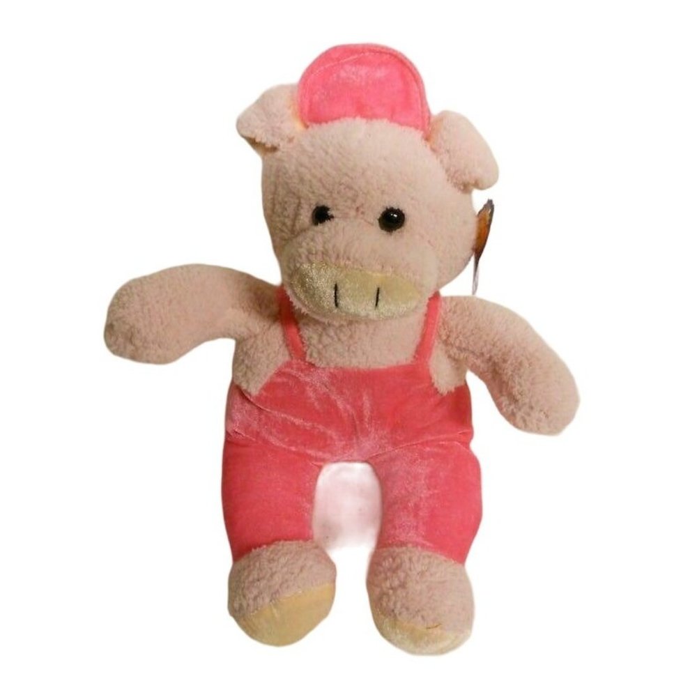 King Plush Pink Pig  Stuffed Pig Toy Animal